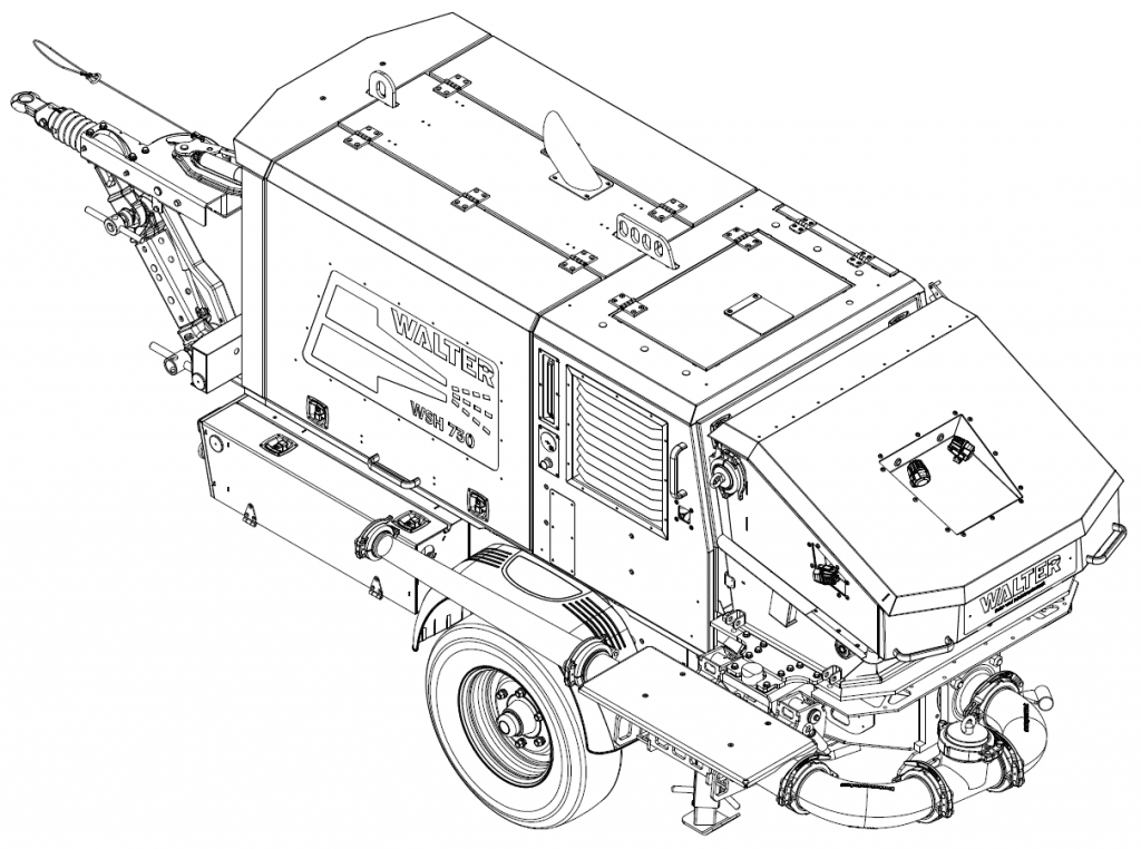 Betonspritzanlage WSH 730 FD (Fahrbar Diesel)_ISO
